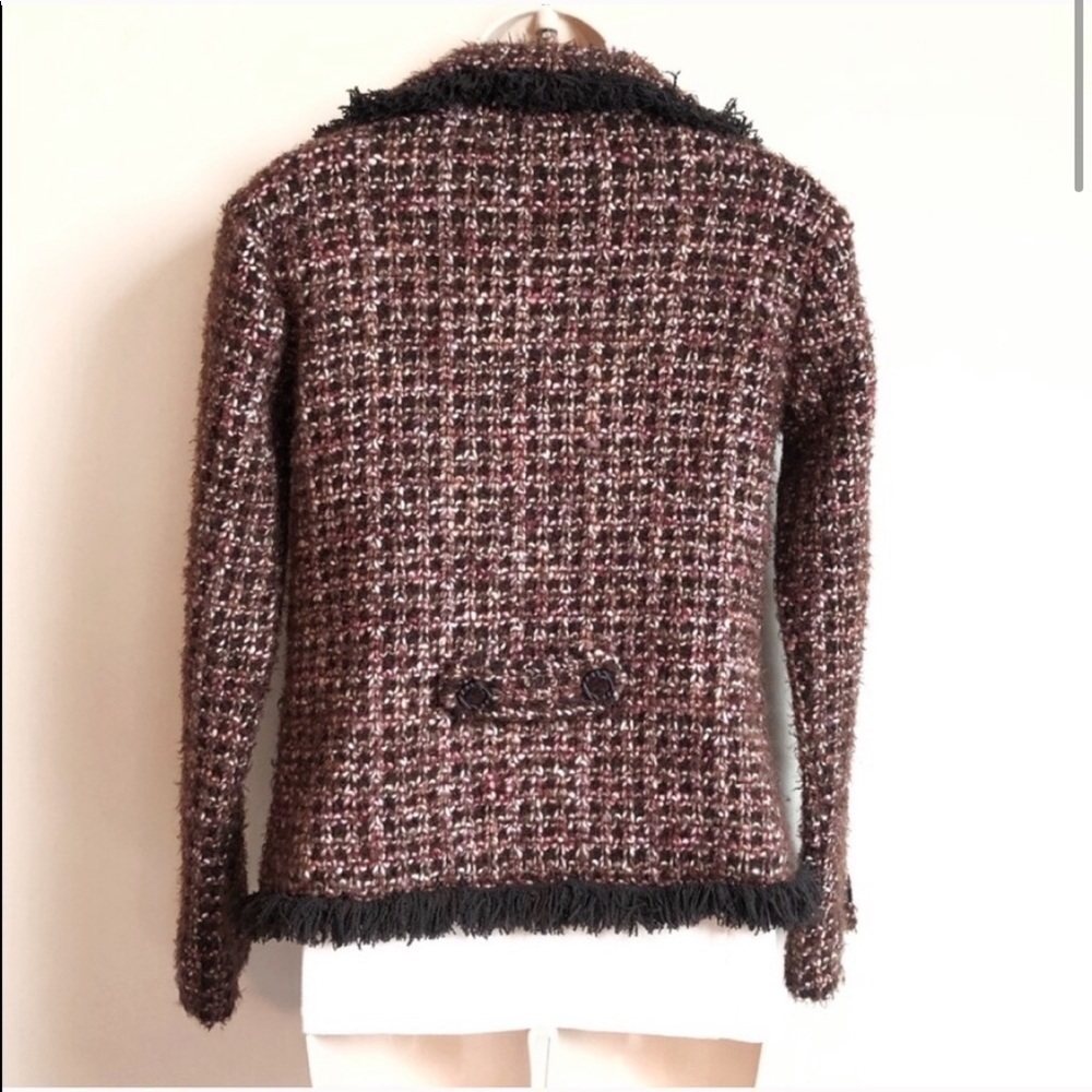 Fenn Wright Manson Single Breasted Wool Fringe Bl… - image 2